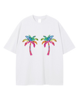 Palm Part Oversized Tee White