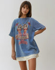 Mermaid Acid Wash Oversize T-Shirt PRE ORDER