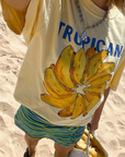 Club Tropicana -Banana Tee Boxy Style