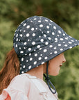 Kids Ponytail Bucket Sun Hat - Dani