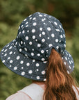 Kids Ponytail Bucket Sun Hat - Dani