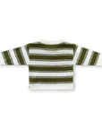 Organic 7-Stripe Long Sleeve Tee Herb