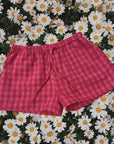 Honey Gingam Shorts