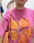 PRE ORDER Le Fleur Tropical Acid Wash Oversize T-Shirt