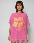 PRE ORDER Le Fleur Tropical Acid Wash Oversize T-Shirt