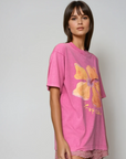 PRE ORDER Le Fleur Tropical Acid Wash Oversize T-Shirt