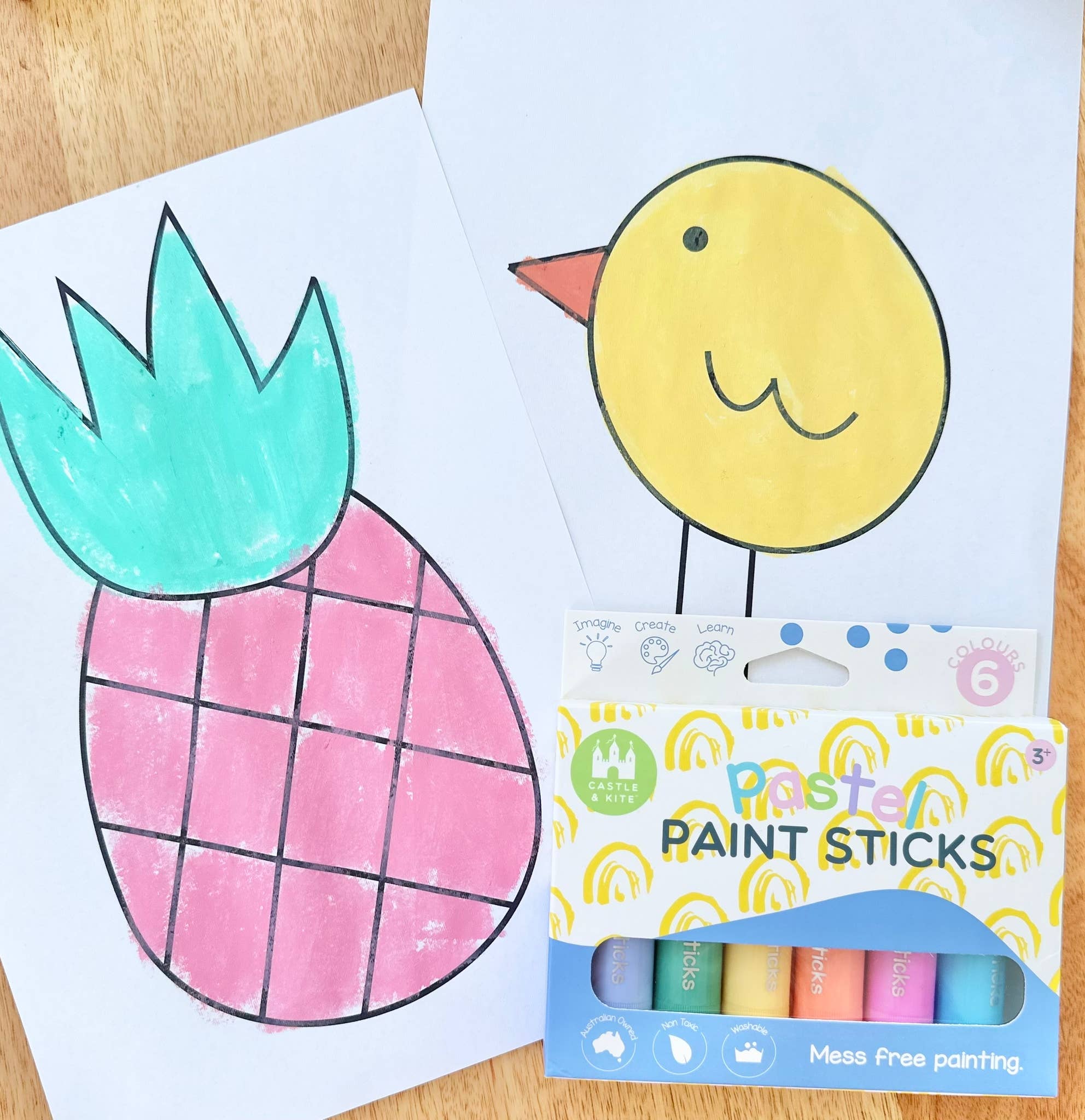 Pastel Paint Sticks