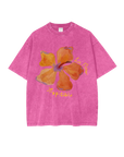 PRE ORDER Le Fleur Tropical Acid Wash Oversize T-Shirt