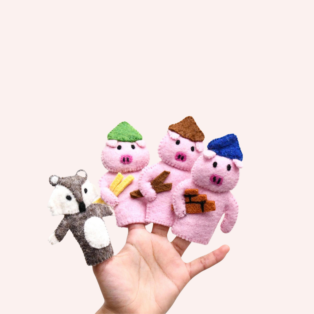 Three Little Pigs Puppet Set – Shrimps